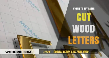 Top Online Stores for Laser Cut Wood Letters: A Buyer's Guide