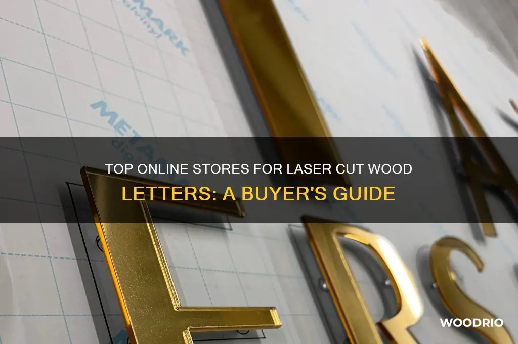where to buy laser cut wood letters