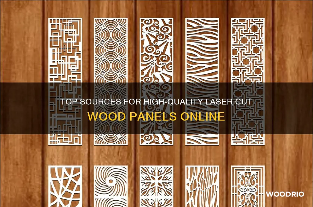 where to buy laser cut wood panels
