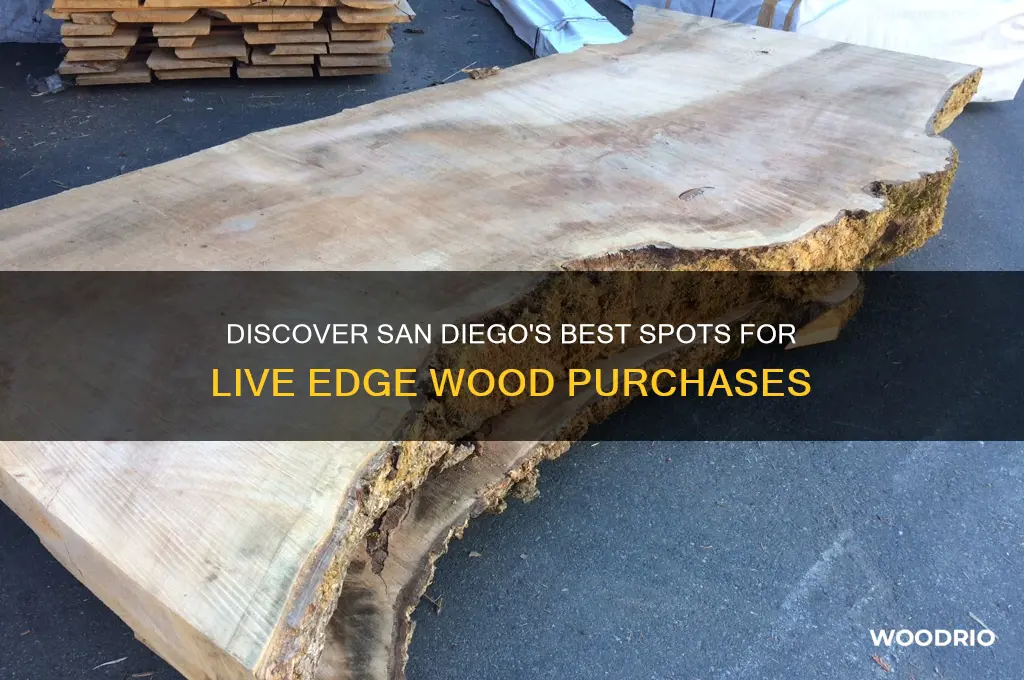 where to buy live edge wood in san diego