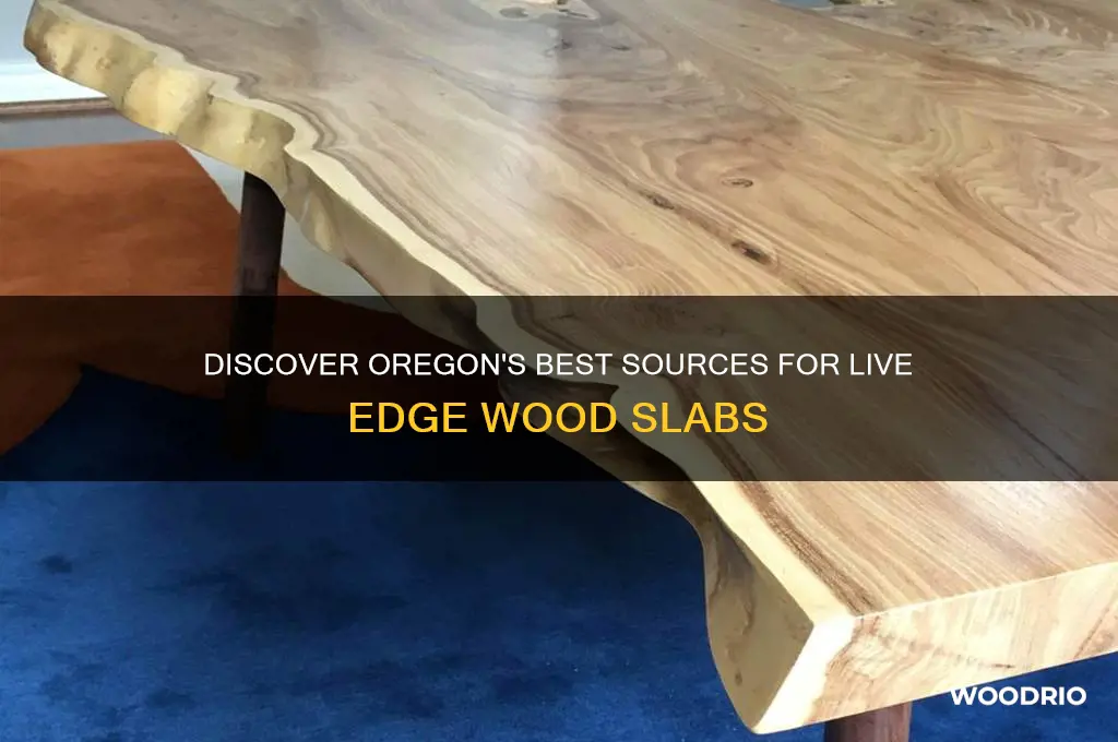 where to buy live edge wood slabs in oregon