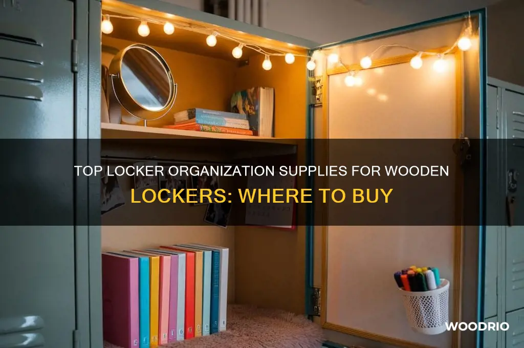 where to buy locker organization supplies for wooden licker