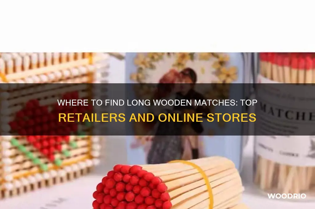 where to buy long wooden matches
