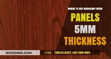 Best Sources for 5mm Mahogany Wood Panels: A Buyer's Guide
