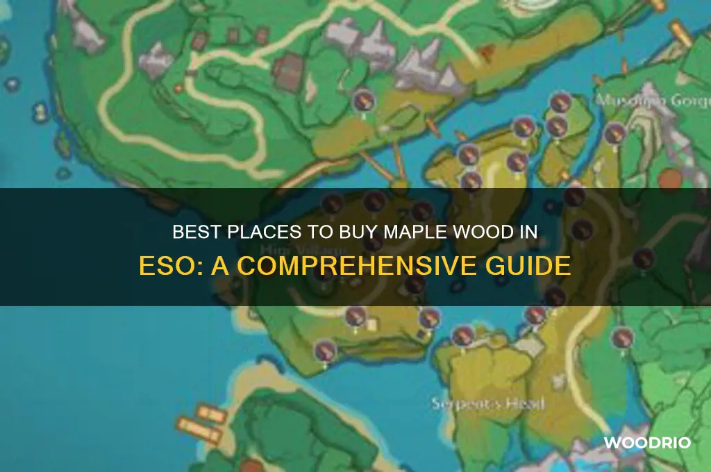 where to buy maple wood eso