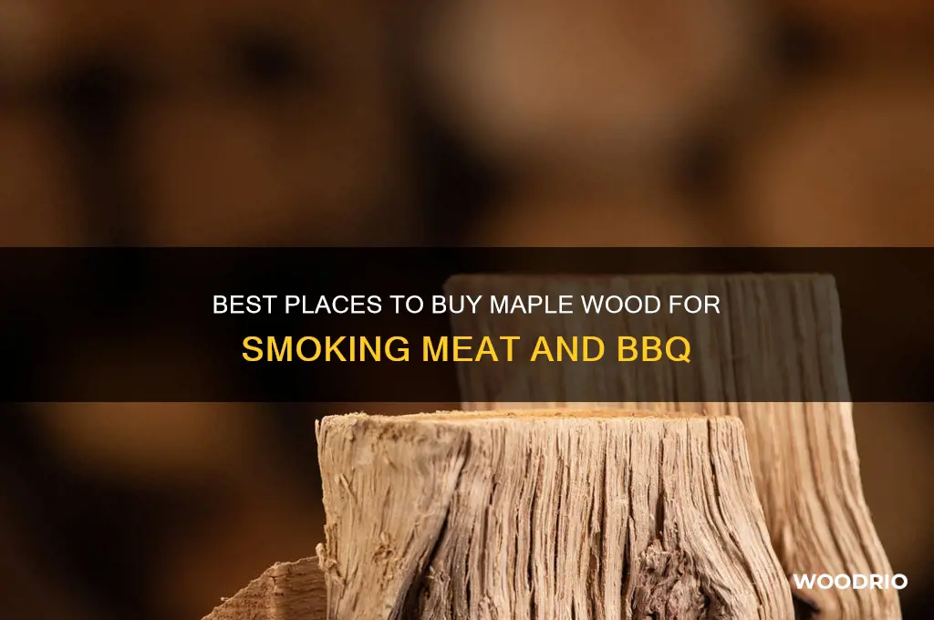 where to buy maple wood for smoking
