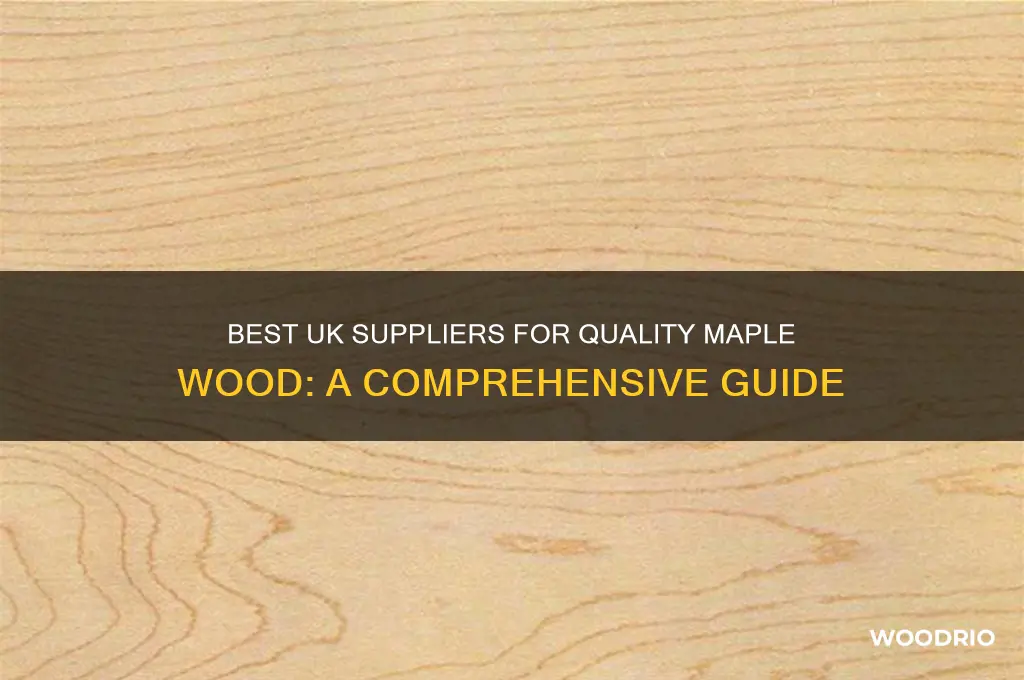 where to buy maple wood uk