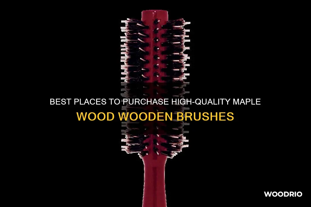 where to buy maple wood wooden brushes