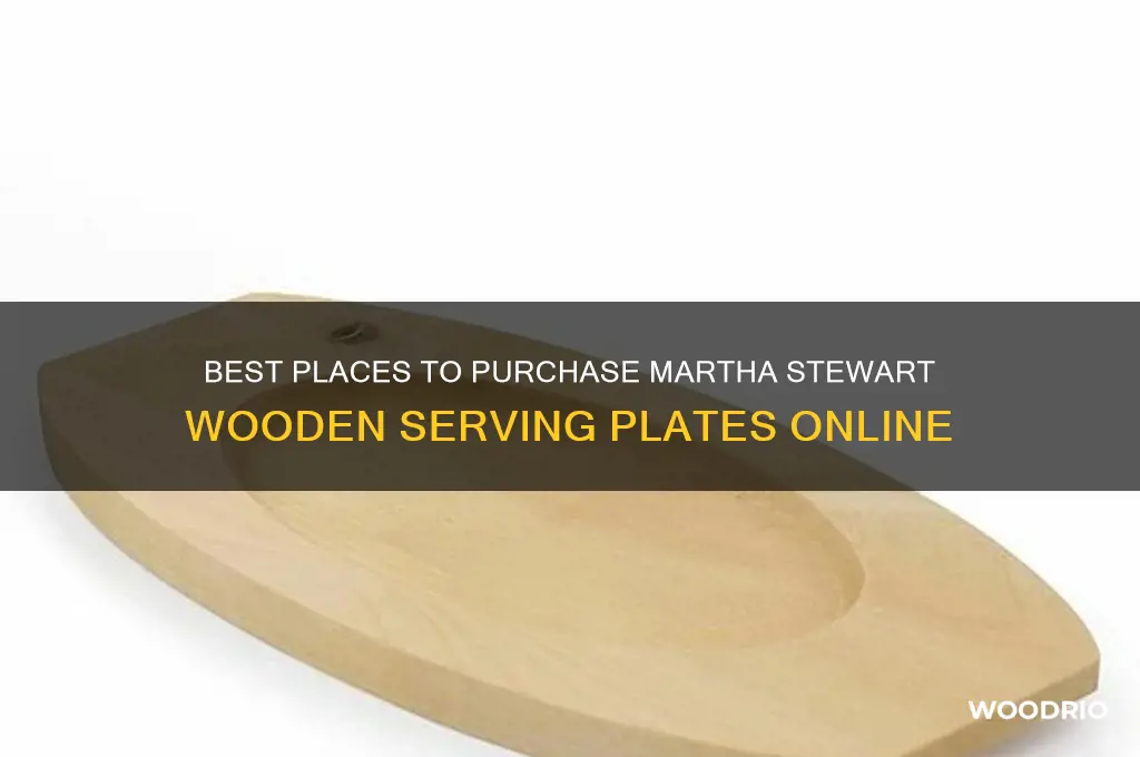 where to buy martha steward wooden serving plate