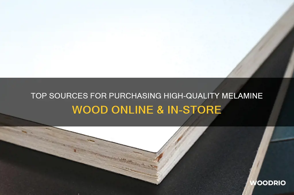 where to buy melamine wood