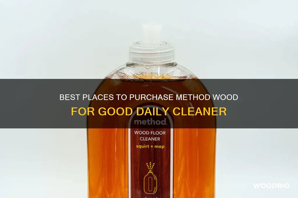 where to buy method wood for good daily cleaner