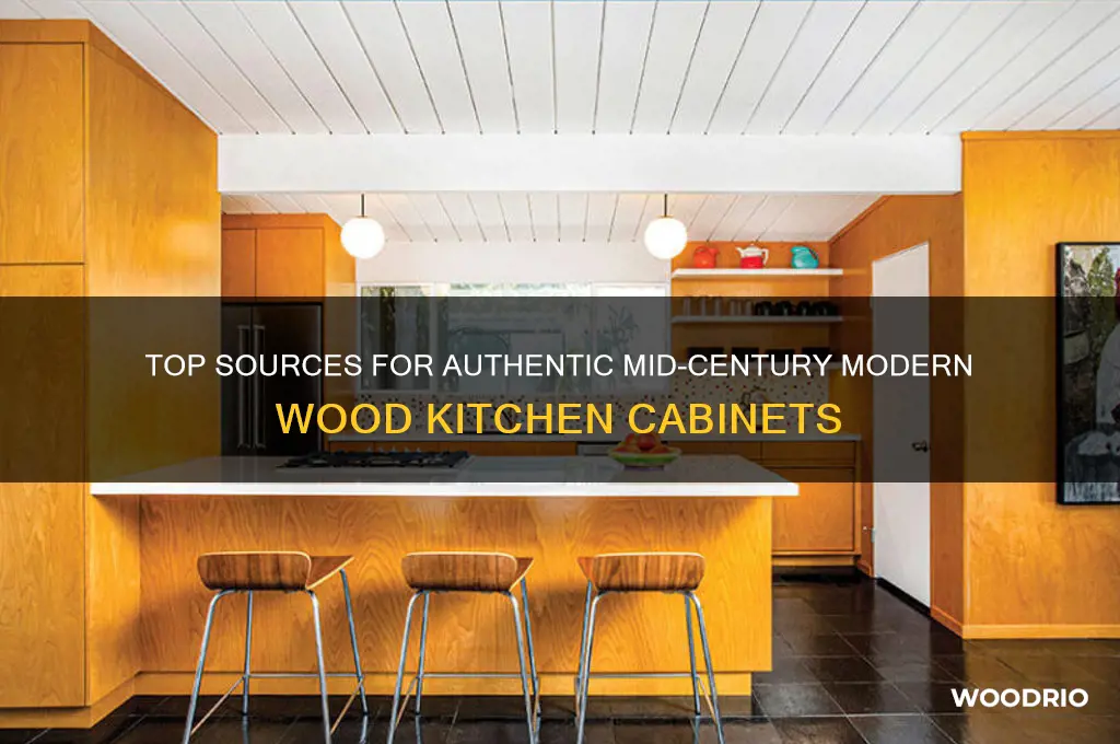 where to buy mid century modern kitchen cabinets wood