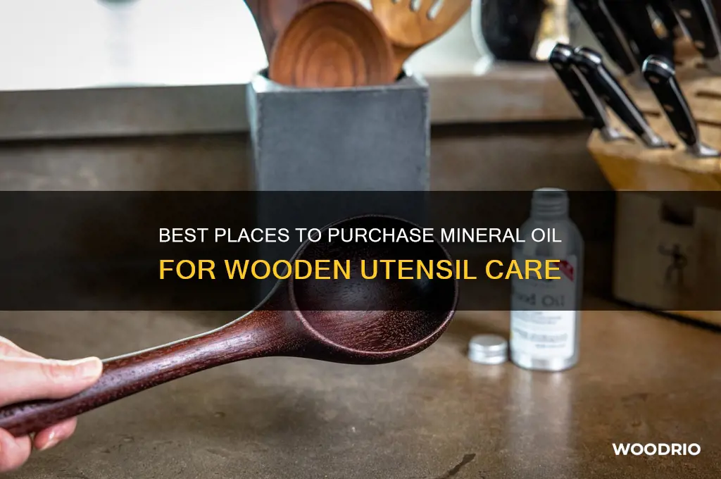where to buy mineral oil for cleaning wooden utensils