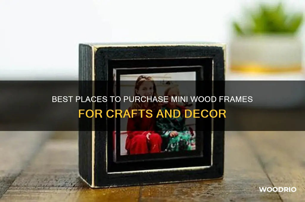 where to buy mini wood frames