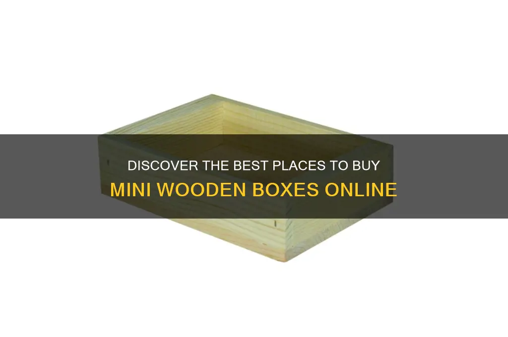 where to buy mini wooden boxes
