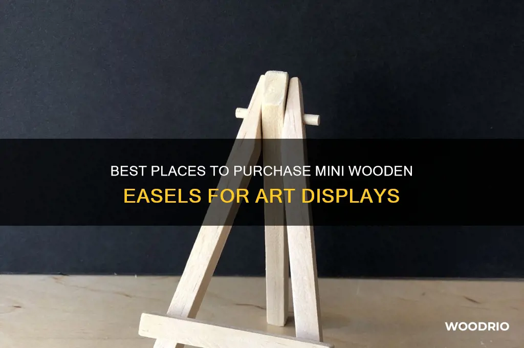 where to buy mini wooden easels