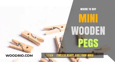 Best Places to Purchase Mini Wooden Pegs for Crafts & Projects
