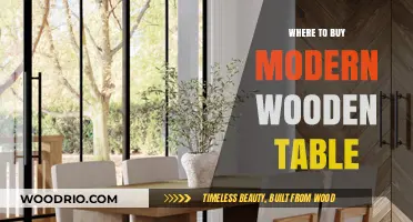 Discover Top Retailers for Stylish Modern Wooden Tables Today