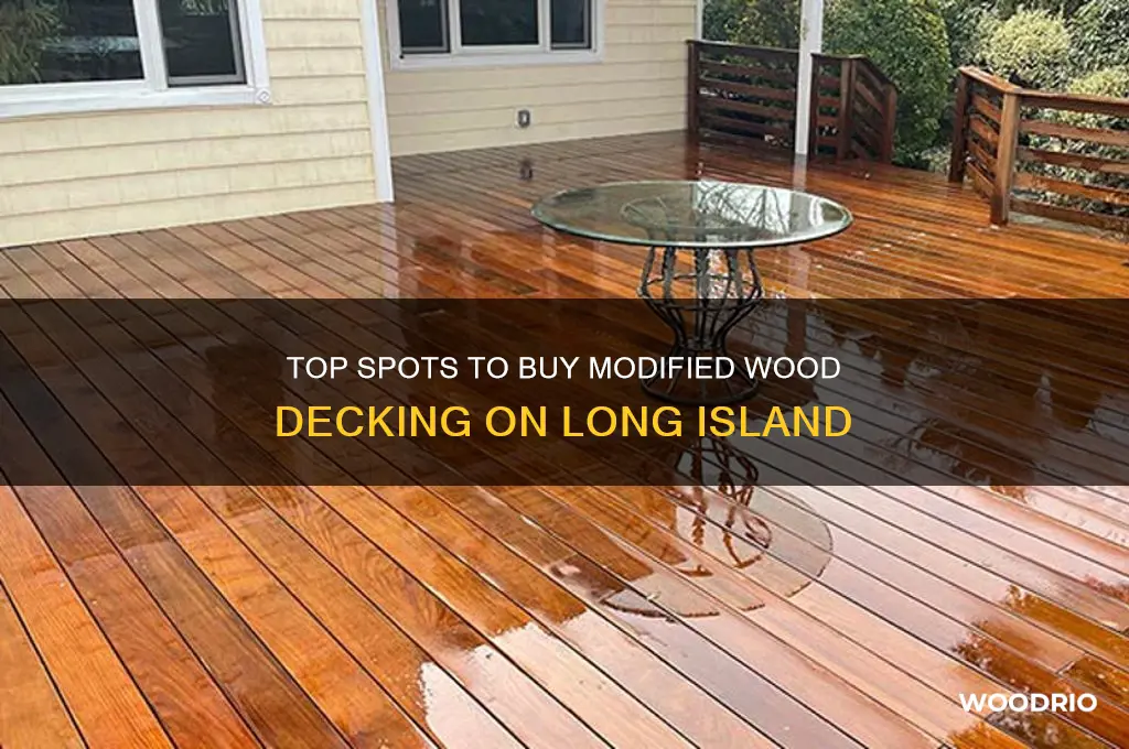 where to buy modified wood decking long island