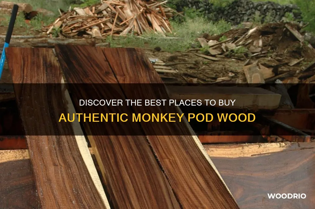 where to buy monkey pod wood