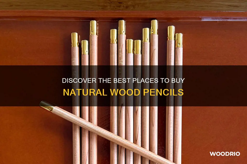 where to buy natural wood pencils
