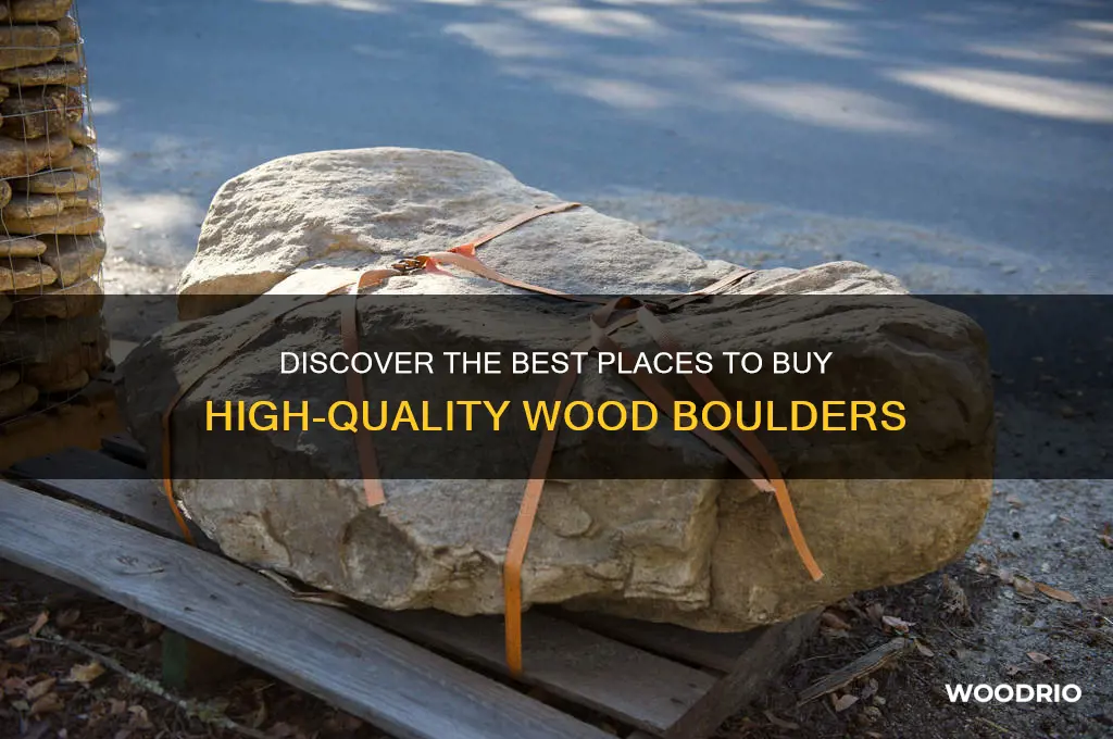 where to buy nice wood boulder