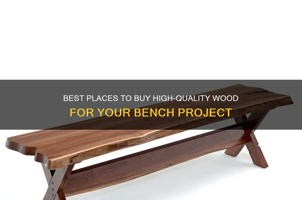 where to buy nice wood for bench