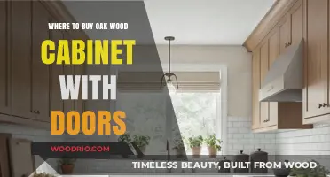 Best Places to Purchase Oak Wood Cabinets with Doors Online & In-Store