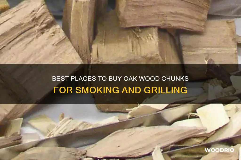 where to buy oak wood chunks