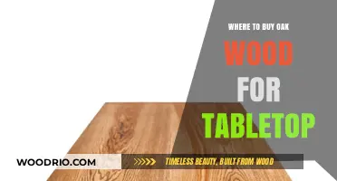 Best Places to Purchase Oak Wood for Your Tabletop Project