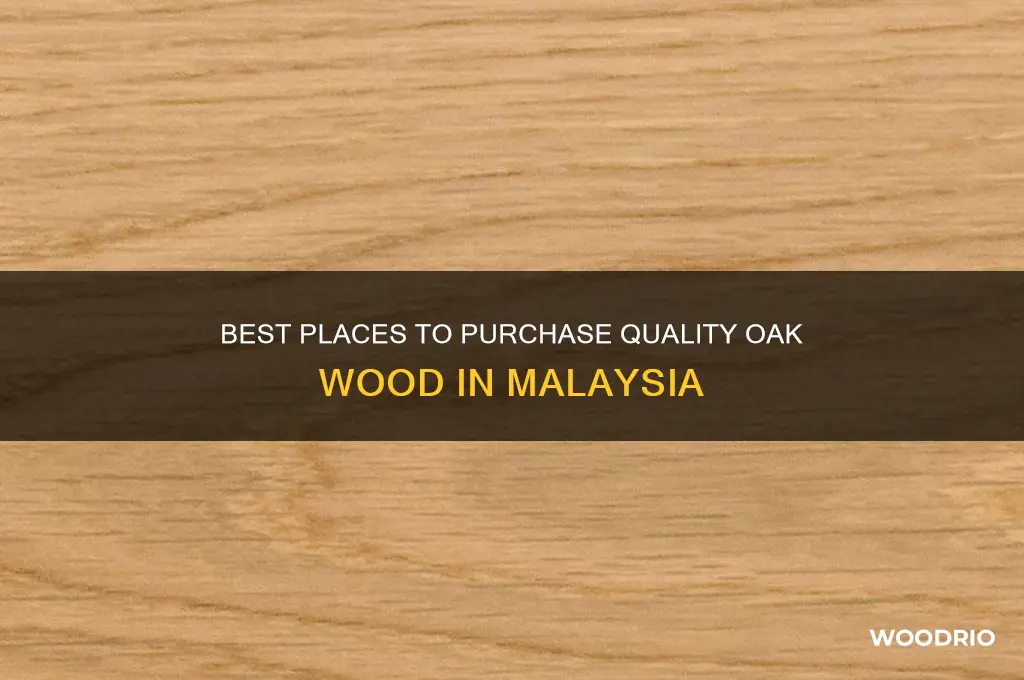 where to buy oak wood in malaysia