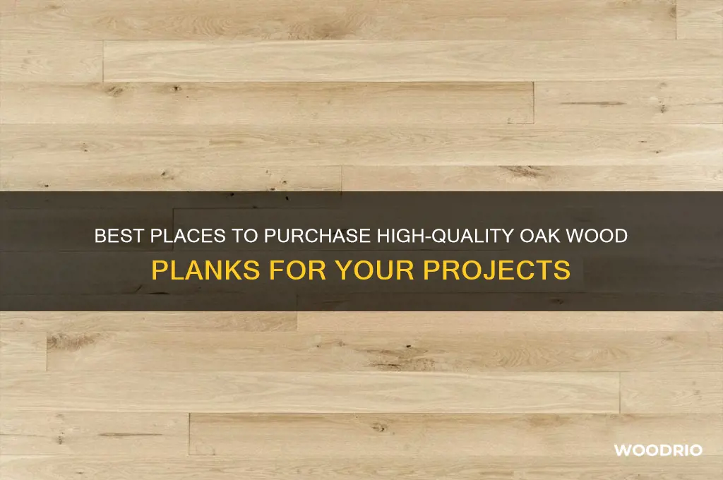where to buy oak wood planks