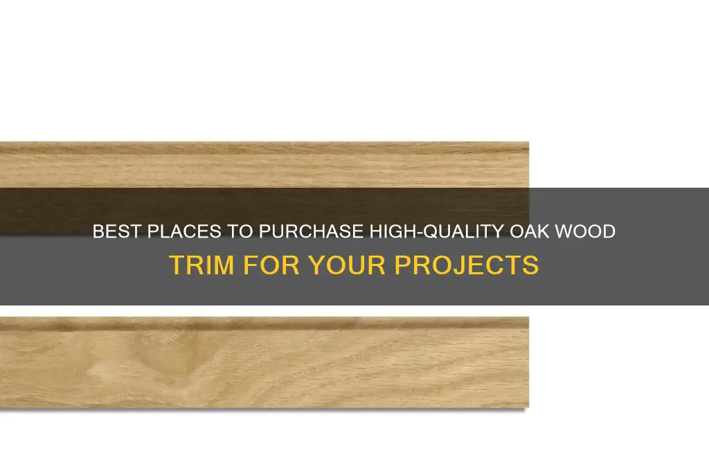 where to buy oak wood trim