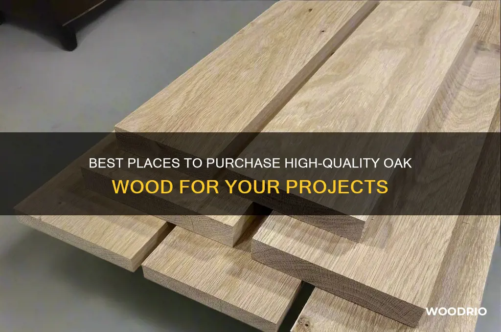 where to buy oak wood