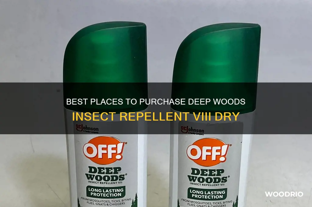 where to buy off deep woods insect repellent viii dry