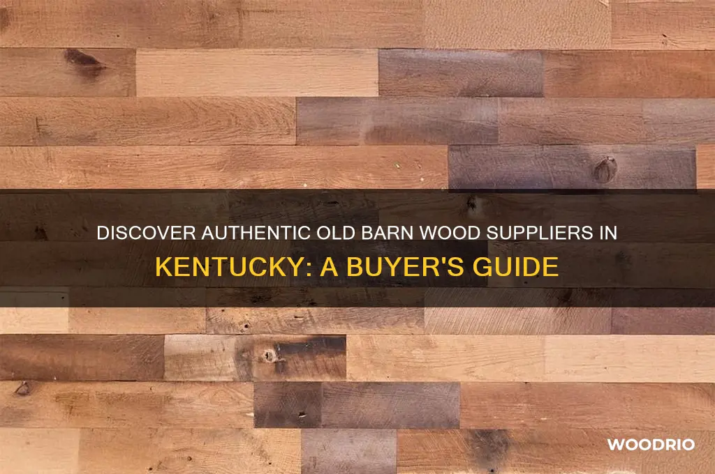 where to buy old barn wood in kentucky