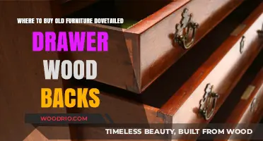 Discover Vintage Dovetailed Drawer Wood Backs: Top Buying Spots