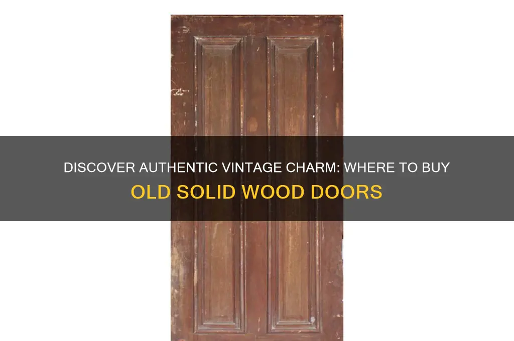 where to buy old solid wood doors