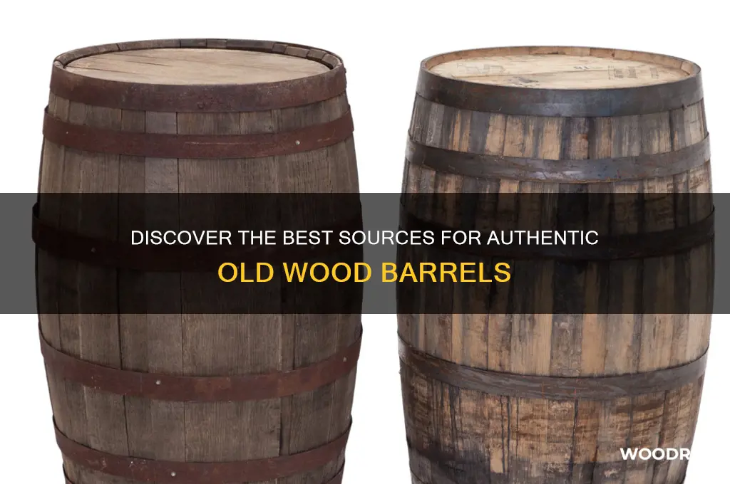 where to buy old wood barrels