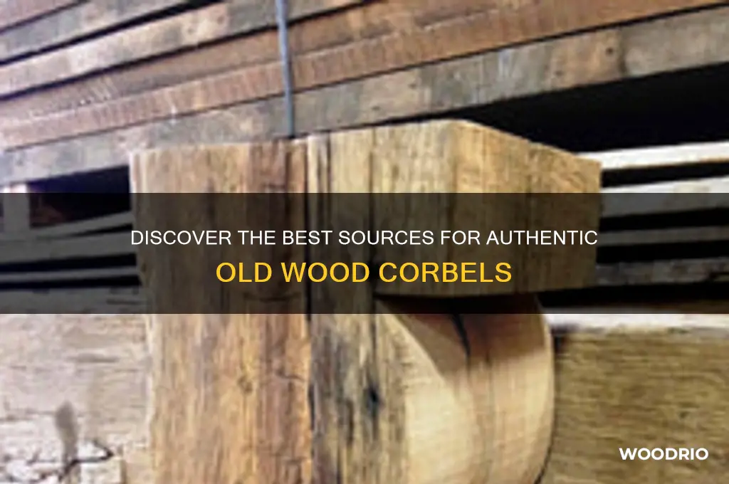 where to buy old wood corbels