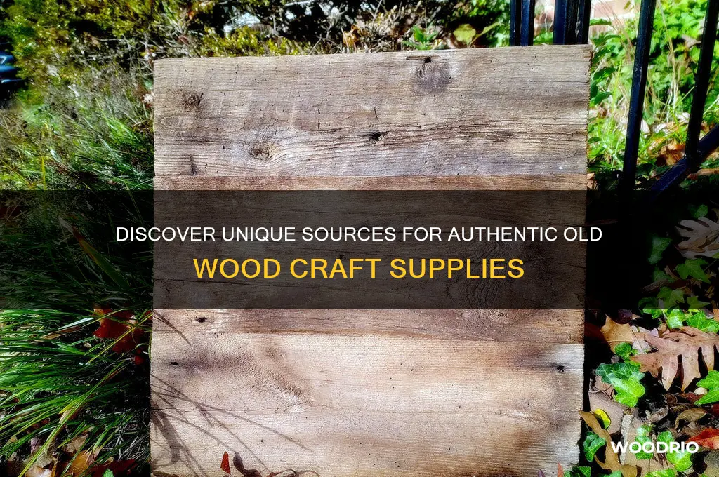 where to buy old wood for crafts