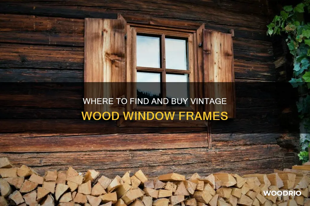 where to buy old wood window frames