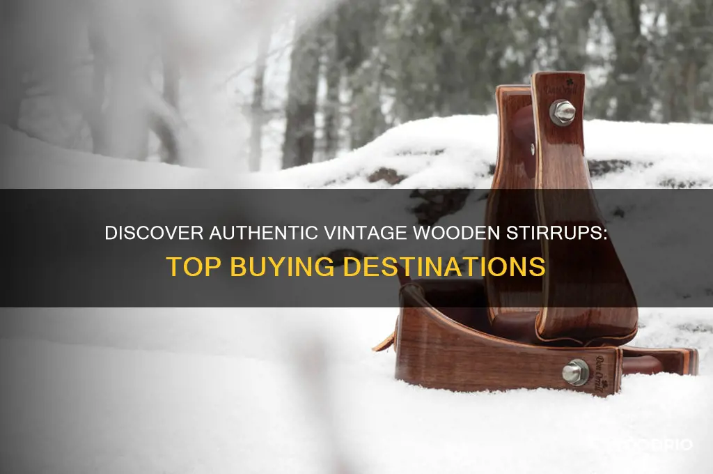 where to buy old wooden stirrups