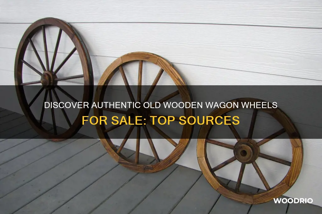 where to buy old wooden wagon wheels