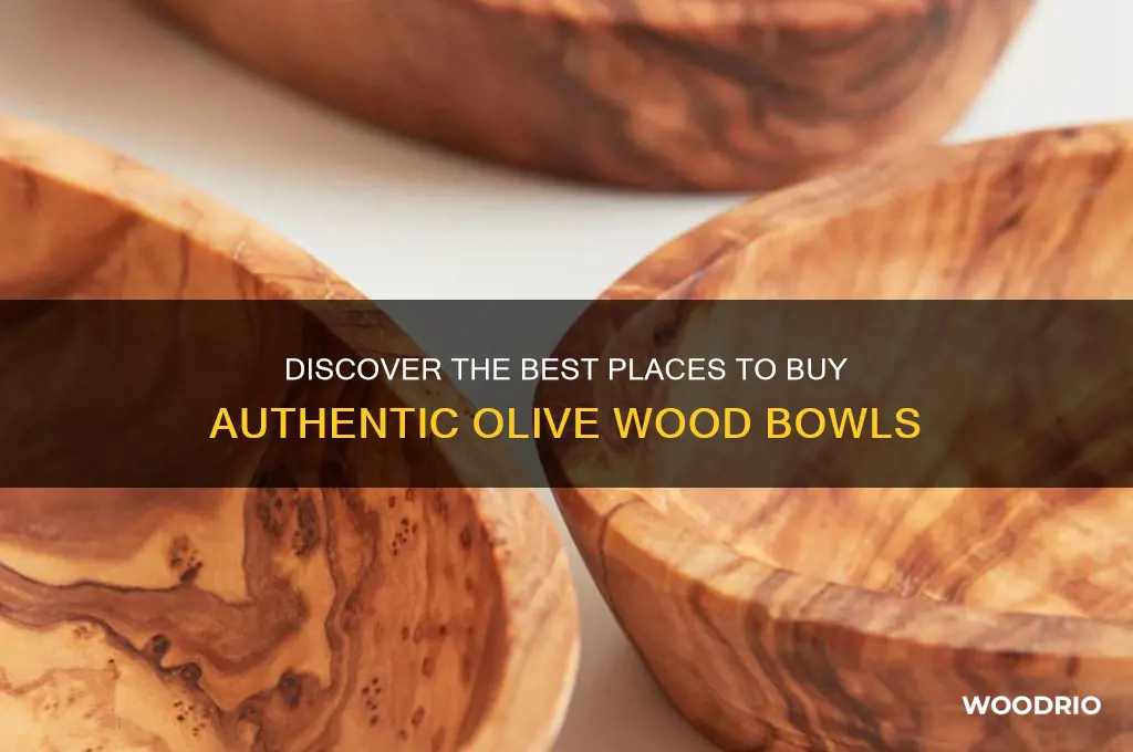 where to buy olive wood bowls