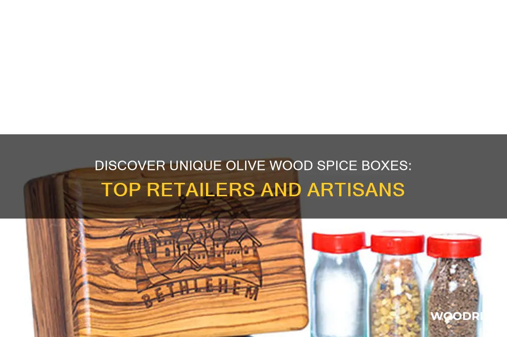 where to buy olive wood spice boxes