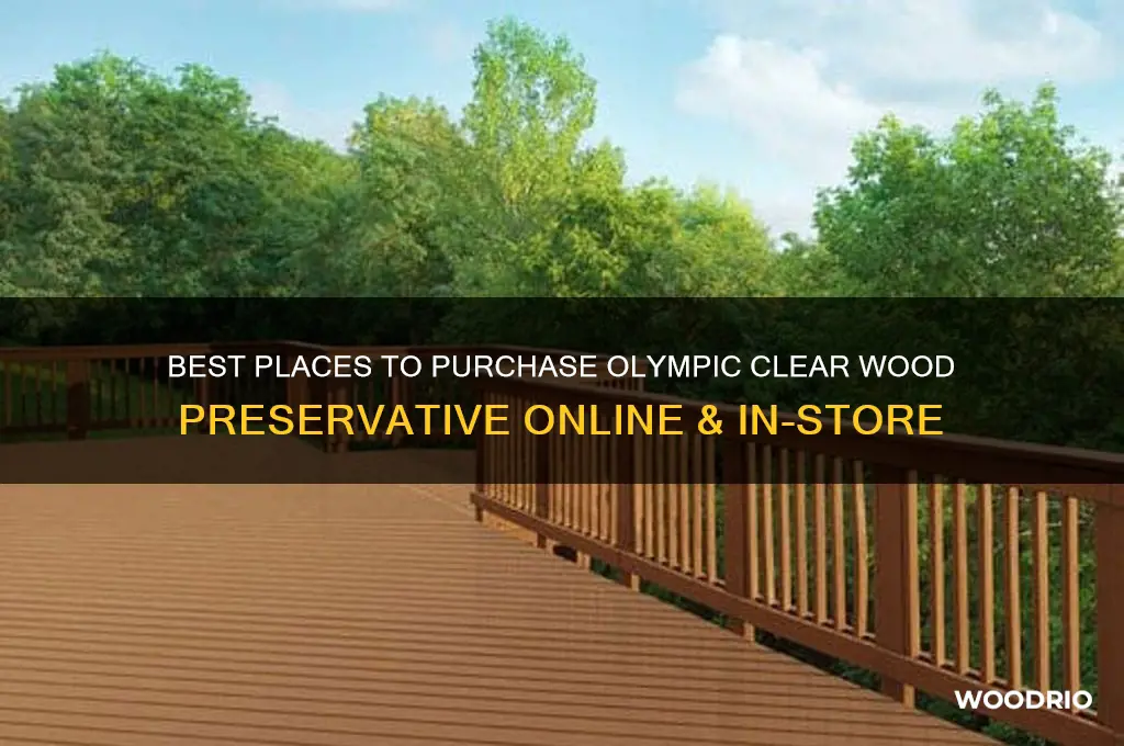 where to buy olympic clear wood preservative