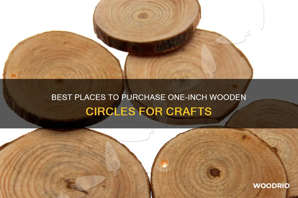 where to buy one inch wooden circles