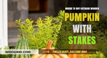 Best Places to Buy Outdoor Wooden Pumpkin Yard Stakes