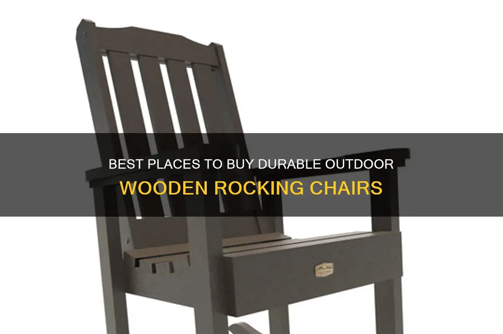 where to buy outdoor wooden rocking chairs